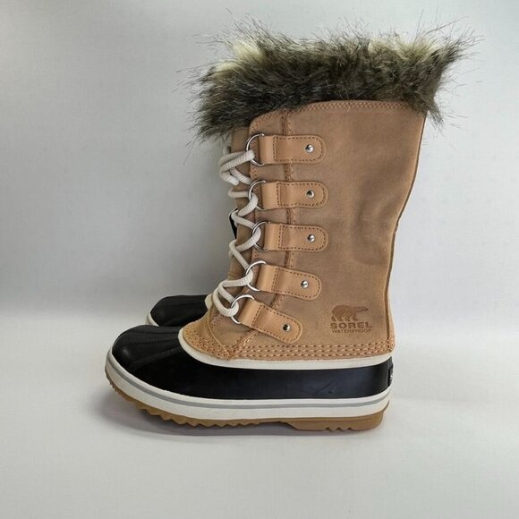Sorel Women's Joan of Arctic Waterproof Boot Size 6 in Brown Black Winter, Snow